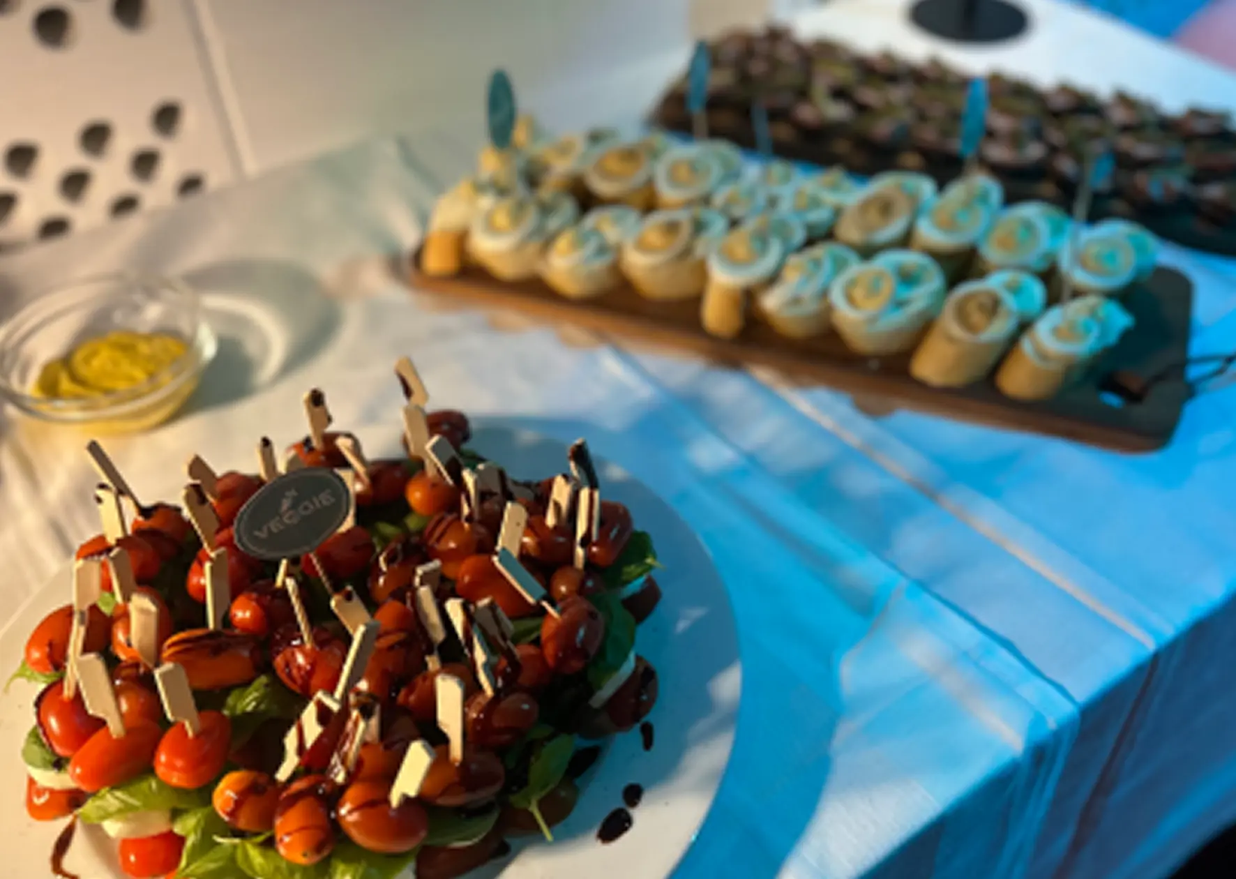 Fingerfood und Catering auf Bowlingbahn