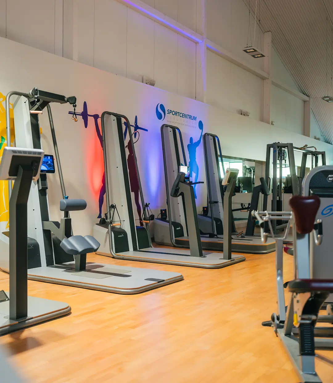 Fitnessraum mit Blick auf MilonX